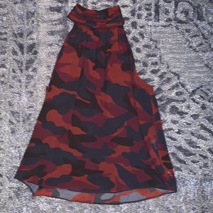 Joie Erola B Sleeveless Camo-Print Silk Top